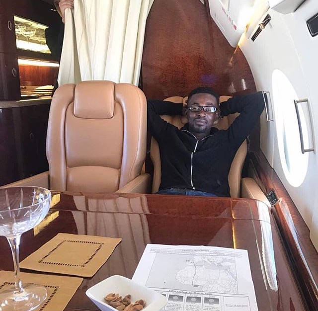 Nana Appiah Mensah, LIFE OF THE RICH: See how the boss of Zylofon Media, Nana Appiah Mensah is cruising in the air