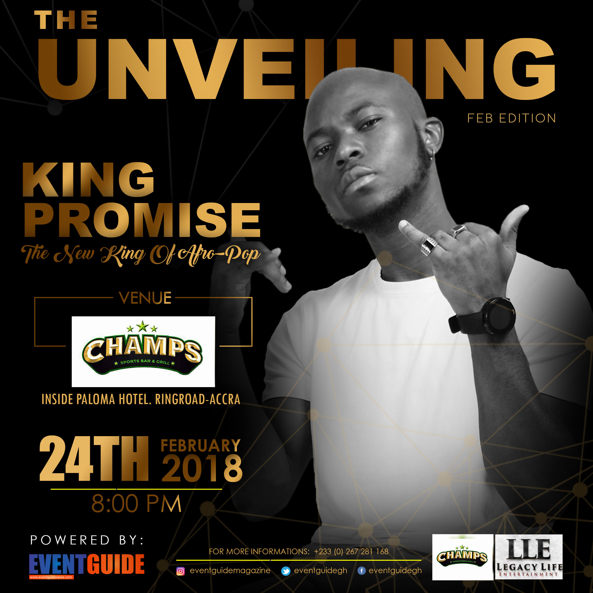 King Promise, Unveiling Of The New King Of Afro-Pop, King Promise As The Cover Star For EventGuide Magazine&#8217;s Latest Edition